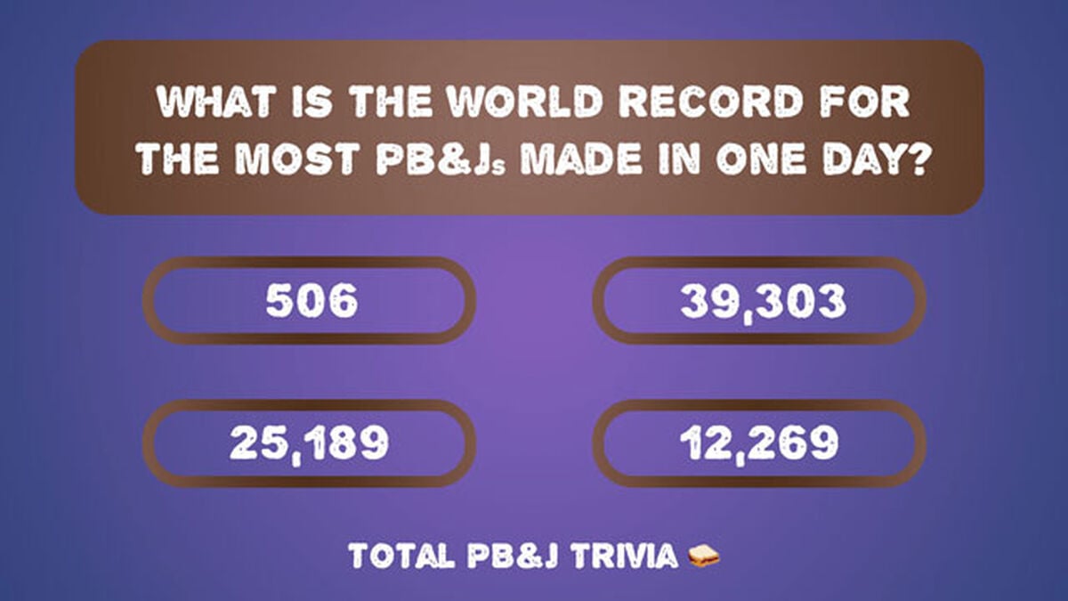 Total PB&J Trivia image number null